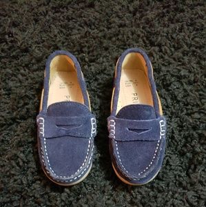 Navy Blue Penny Loafers